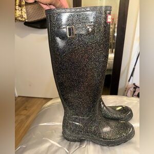 Hunter Black Rain Boots